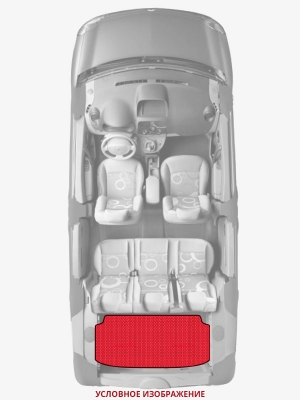 ЭВА коврики «Queen Lux» багажник для Suzuki Alto Lapin